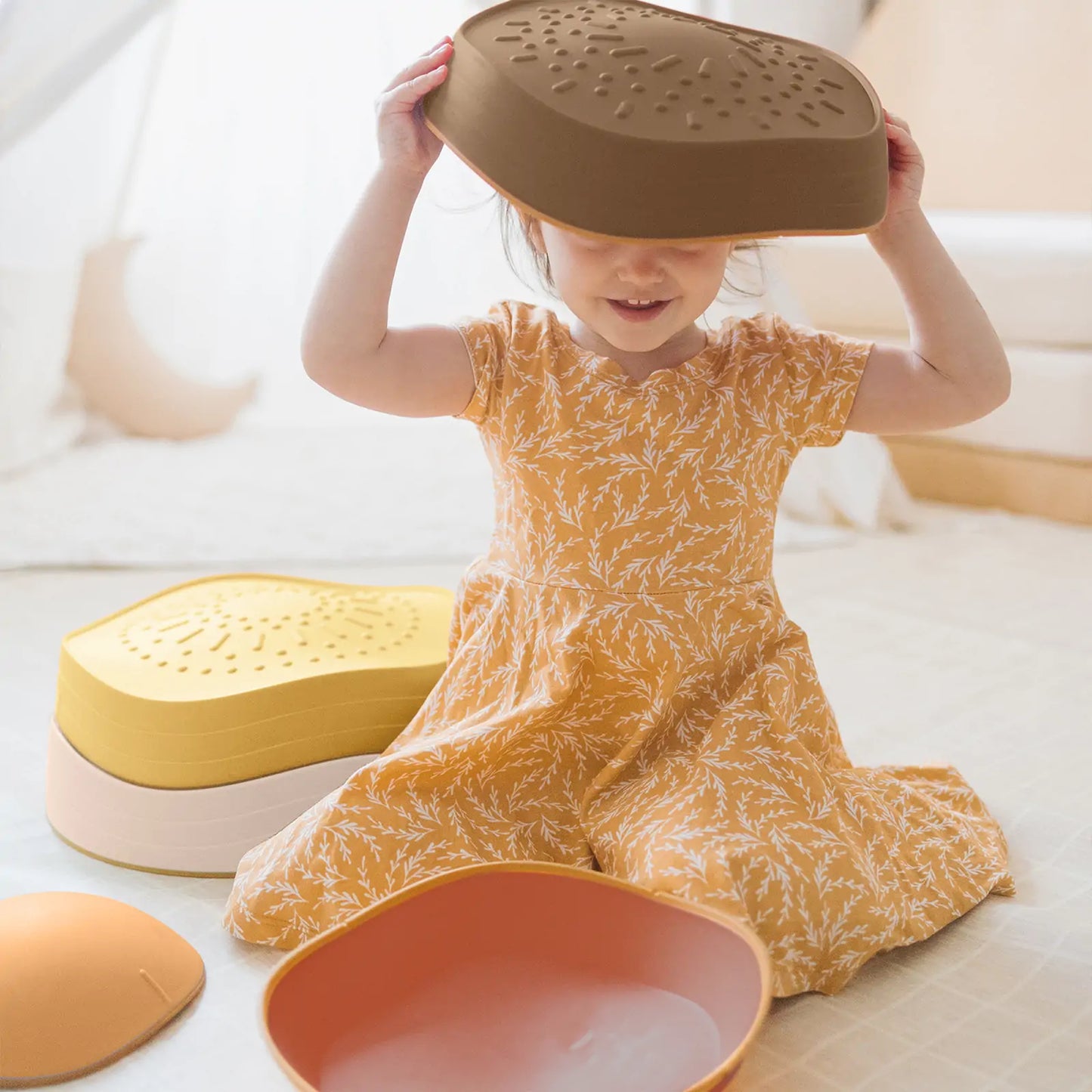 Balance Stepping Stones - Sunset Hues
