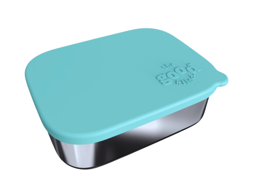 Stainless steel lunch container with Removable Silicone Pod
