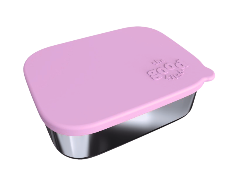 Stainless steel lunch container with Removable Silicone Pod