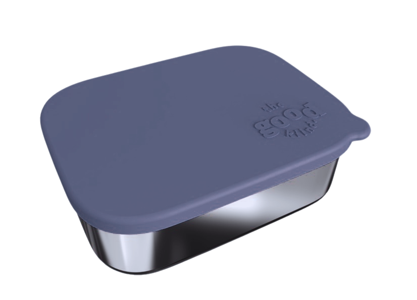 Stainless steel lunch container with Removable Silicone Pod