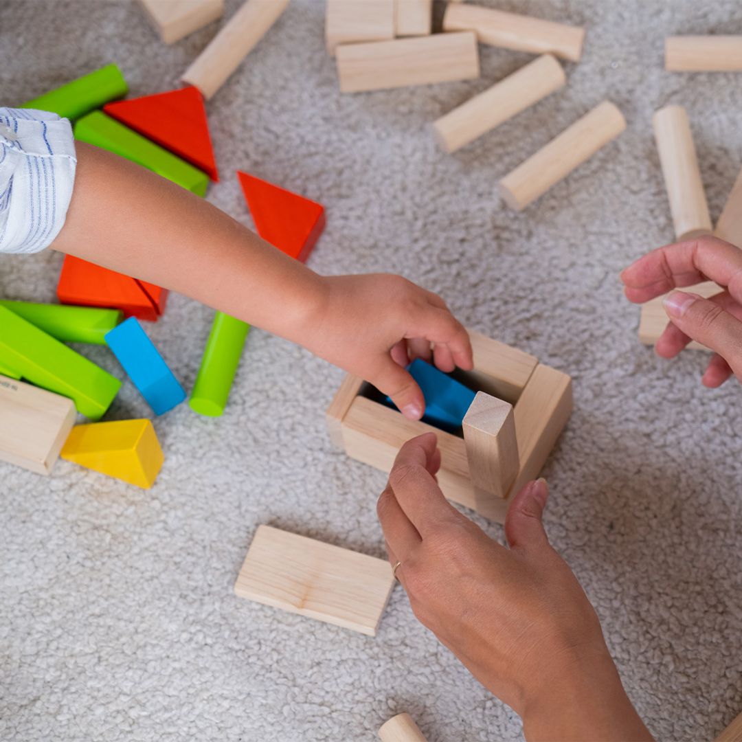 Wooden Unit Blocks – 40 Piece Set