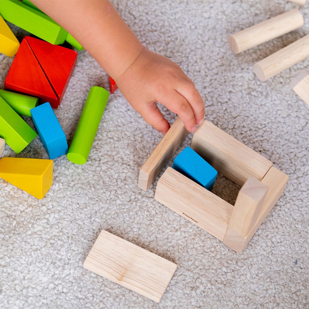 Wooden Unit Blocks – 40 Piece Set