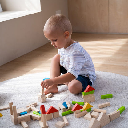 Wooden Unit Blocks – 40 Piece Set