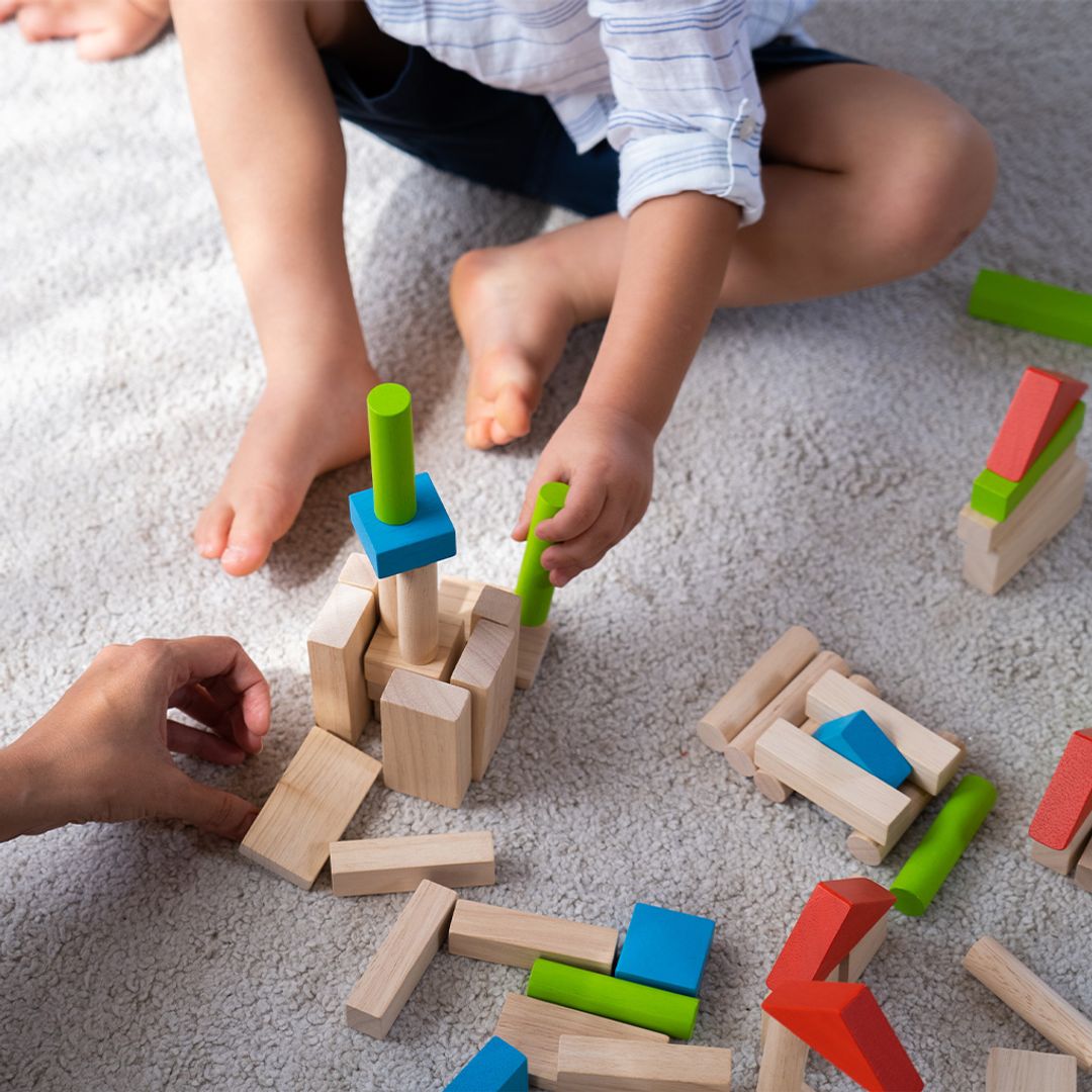Wooden Unit Blocks – 40 Piece Set