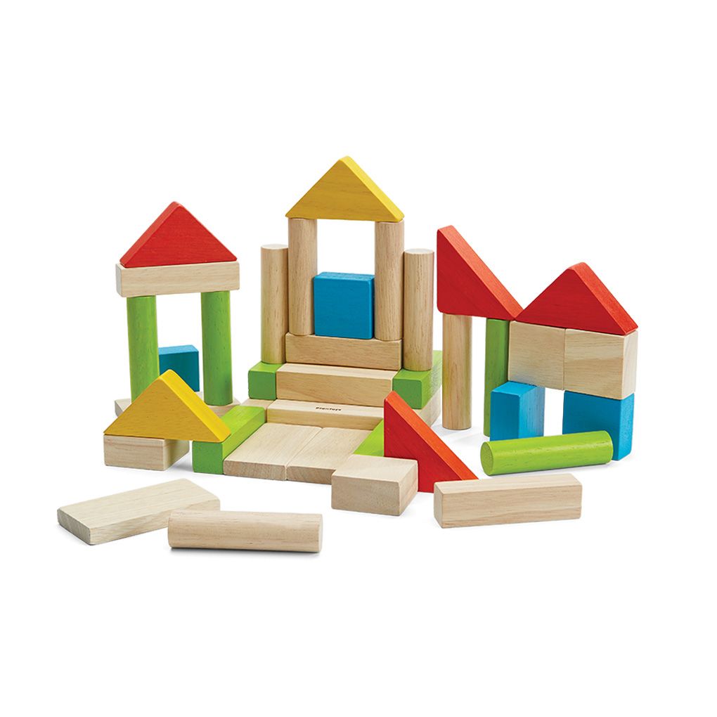 Wooden Unit Blocks – 40 Piece Set