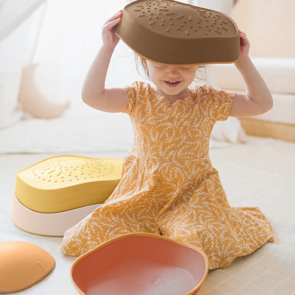 Balance Stepping Stones - Sunset Hues