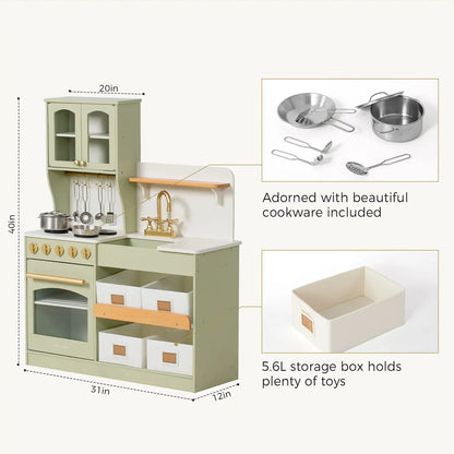 Serenity Play Kitchen - Sage Green