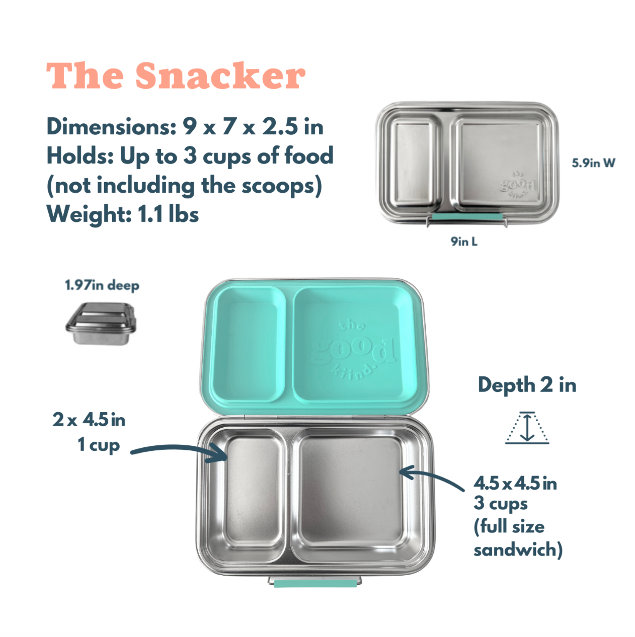 The Snacker™ Lunch Box